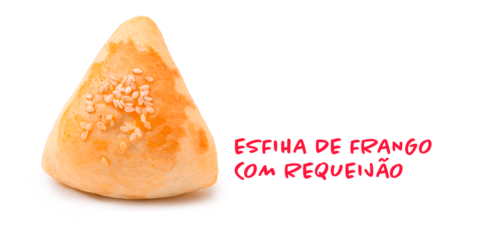 esfiha de frango com requeijão santo belisco