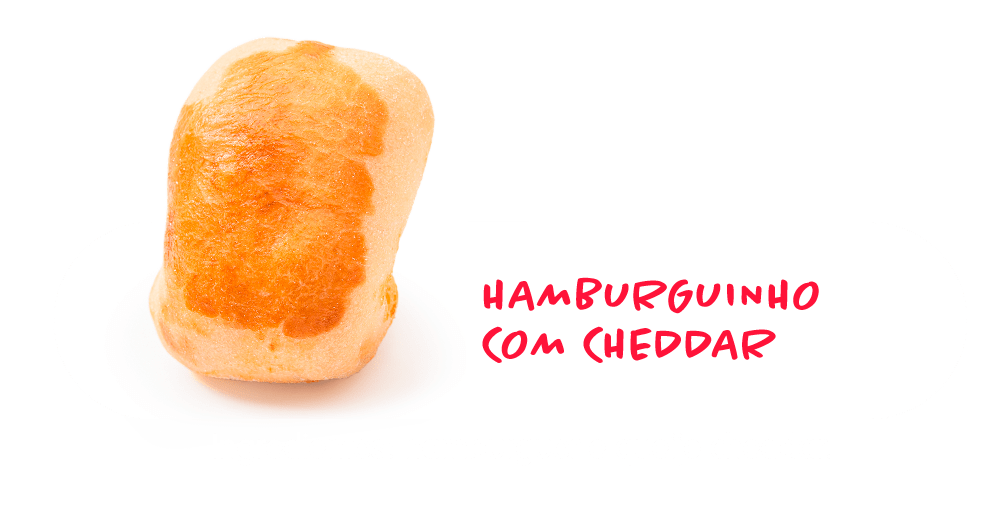 hamburguinho com cheedar santo belisco